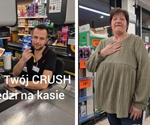 Kiedy twój crush siedzi na kasie. Nagranie z Biedronki rozeszło się wiralowo w sieci