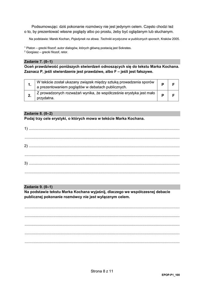 Matura 2025 FORMUŁA 2015