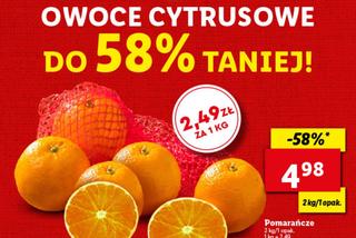 Pomarańcze 4,98 zł/ 2 kg