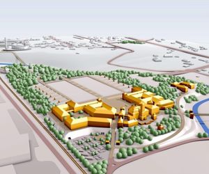 Pierwotna koncepcja Centrum Jana Pawła II „Białe Morza” Kraków-Łagiewniki