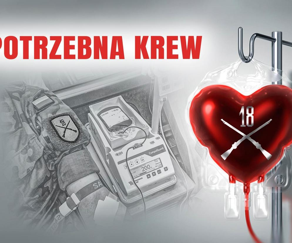 potrzebna krew dla żołnierza 