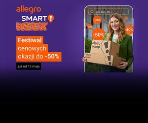 Święto zakupów Allegro Smart! Week trwa do 22 maja – nie przegap okazji! 