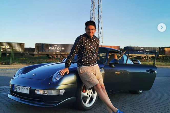 Kuba Wojewódzki ma klasyczne Porsche 993