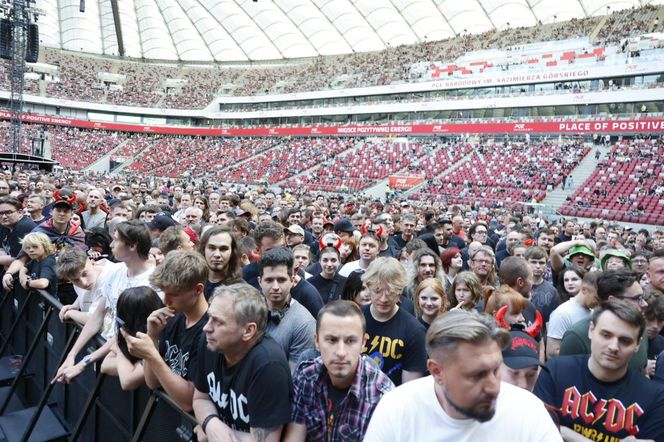 Koncert AC/DC w Warszawie (4.07.2025) - część pierwsza. Organizatorem koncertu jest Live Nation