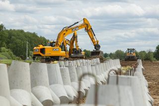   Budowa Tarczy Wschód w miejscowości Rutka w woj. warmińsko-mazurskim