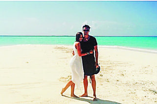 Łukasz Szukała zabrał swoją piękną sympatię na wakacje na Malediwy [ZOBACZ ZDJĘCIA]