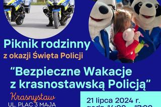 Piknik rodzinny „Bezpieczne wakacje z krasnostawską Policją” [AUDIO]