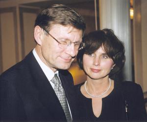 Leszek Balcerowicz z żoną Ewą, 1999r.