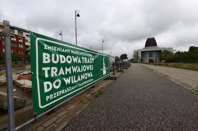 Budowa trasy tramwajowej do Wilanowa wstrzymana! Tak zdecydował sąd