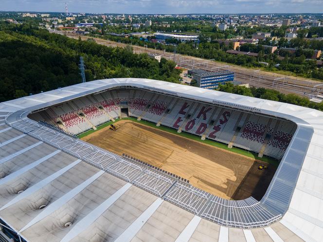 Stadion ŁKS-u będzie niczym Narodowy! Trwa wymiana murawy