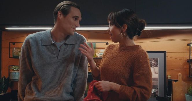 	M jak miłość odc. 1867. Olek (Maurycy Popiel), Aneta (Ilona Janyst)