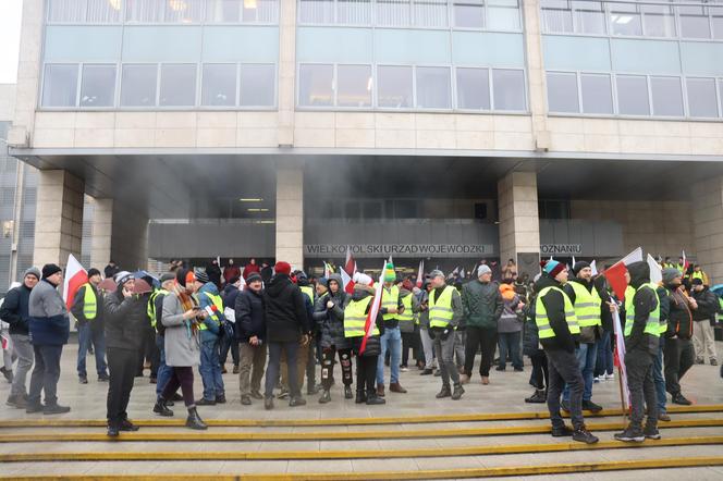 Protest rolników w Poznaniu 