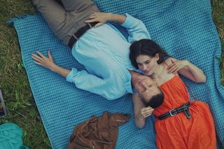 M jak miłość, odcinek jubileuszowy. Franka (Dominika Kachlik), Paweł (Rafał Mroczek)