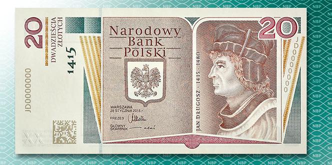 Kolekcjonerski banknot 20 zł