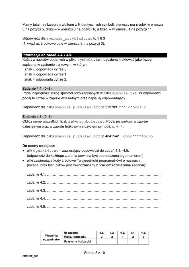 Matura 2025 informatyka rozszerzona - arkusz CKE 14.05.2025 - Formuła 2015