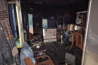 To mogło skończyć się tragedią! Pożar budynku, w którym przebywały dwie osoby