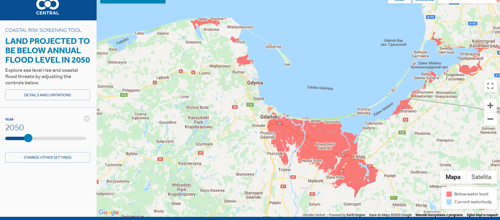 Wielka woda zaleje Gdańsk? ZOBACZ MAPY