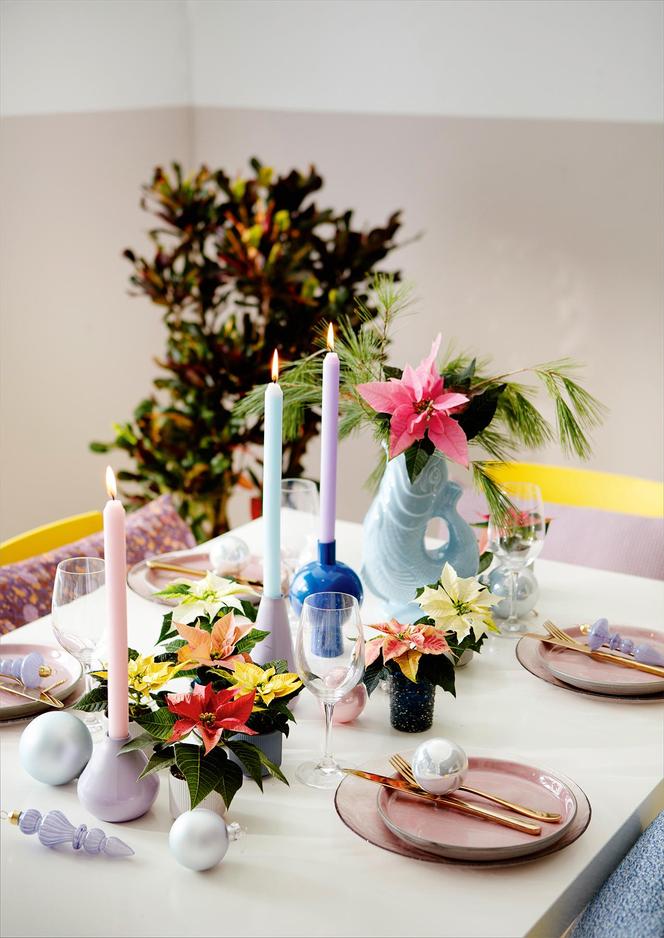 Dekoracje świąteczne na stół wigilijny