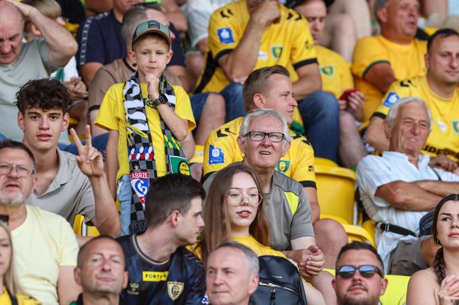 Kibice na meczu GKS Katowice - Arka Gdynia