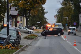 Wypadek drogowy w Szczebrzeszynie. Nietrzeźwy kierowca Opla wymusił pierwszeństwo - ZDJĘCIA