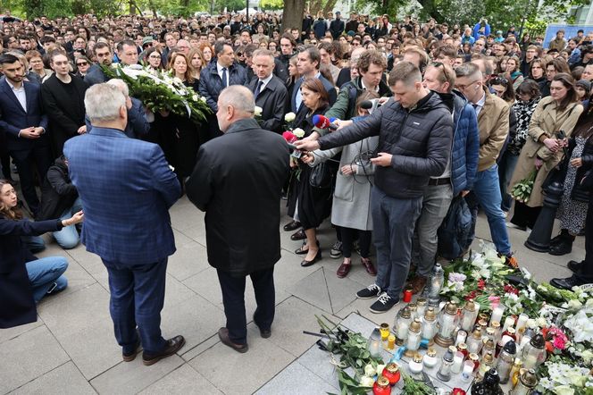 Upamiętnienie brutalnie zaatakowanej pracowniczki UW (8.05.2025)