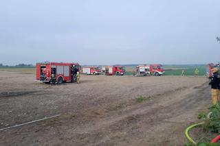 Pożar domu w Grabowie pod Lubawą