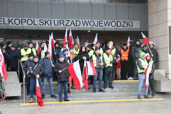 Protest rolników w Poznaniu 