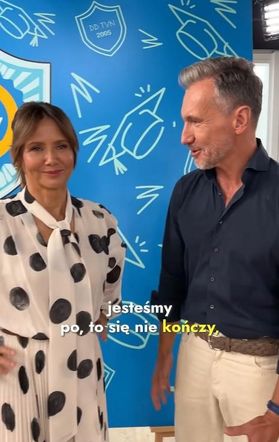 Kinga Rusin i Piotr Kraśko