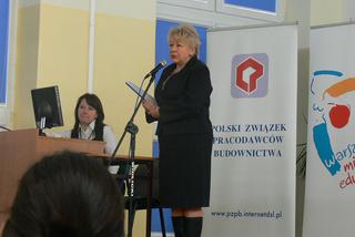 Mieczysława Nowotniak, zastępca dyrektora Biura Edukacji Urzędu Miasta Warszawa