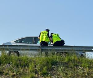 A2 pieszy potrącony na autostradzie