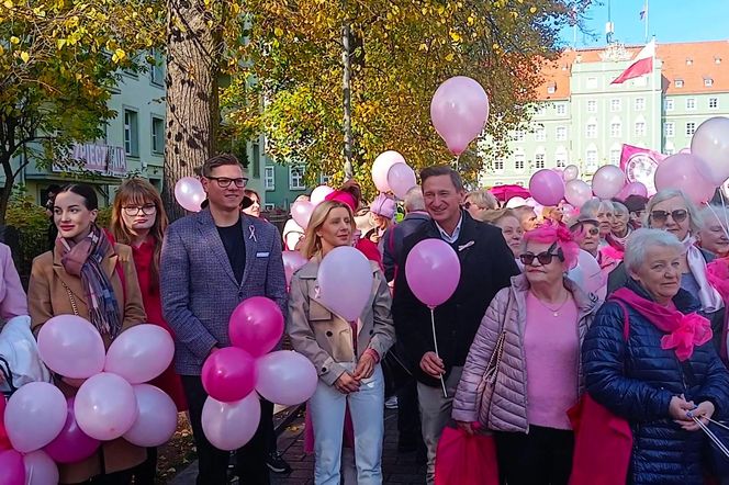 Marsz Różowej Wstążki w Szczecinie