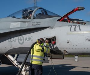 Kanadyjskie CF-18 i CC-130 w Krajach Bałtyckich