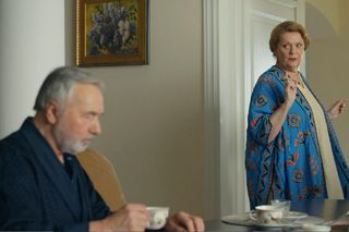 Barwy szczęścia, odcinek 3129. Andrzej (Leon Charewicz), Józefina (Elżbieta Jarosik)