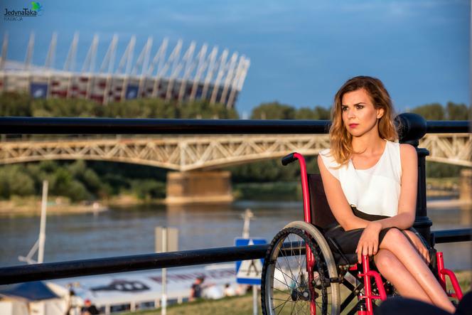 Wioleta Więckowska, krakowska modelka z niepełnosprawnością