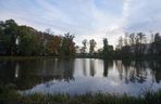 Park Lubomirskich w Białymstoku jesienią 