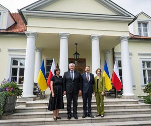 Radosław Sikorski przyjął delegację z Ukrainy w Chobielinie