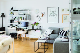 Mieszkanie blogerki, miłośniczki stylu skandynawskiego. Przyjazna i wygodna przestrzeń dla 6-osobowej rodziny