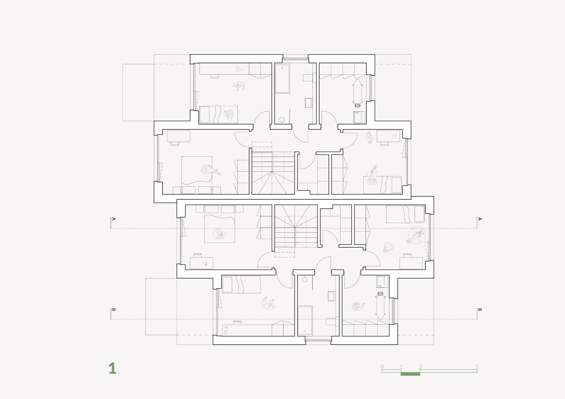 Osiedle Kwiatów Polskcih. Bliźniaki w dzielnicy Wawer w Warszawie, pracownia RMK.A