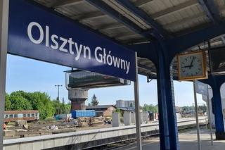 Na stacji Olsztyn Główny trwają intensywne prace 