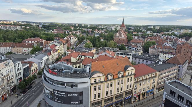 Olsztyn z lotu ptaka. Tak wygląda miasto z wieży ratuszowej