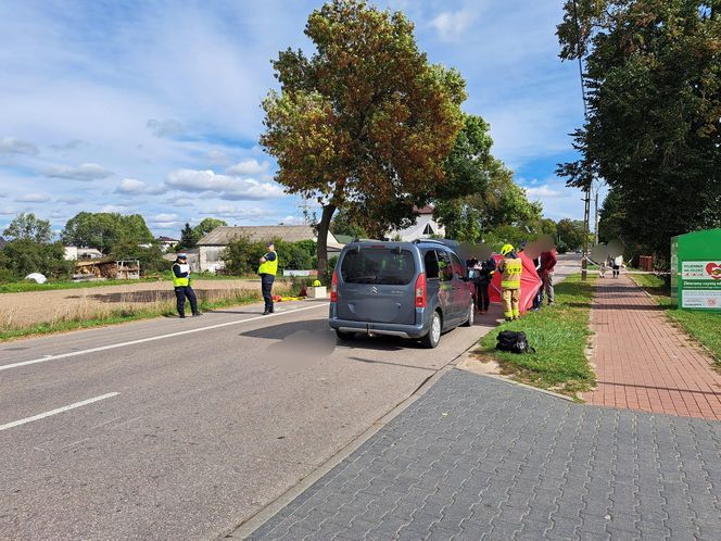 Motocyklista zginął w wypadku w Jabłonnie Lackiej