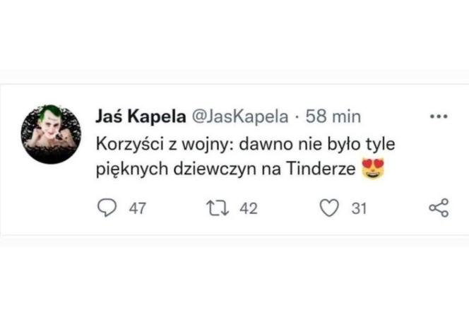 Skandaliczny wpis Kapeli na Twitterze