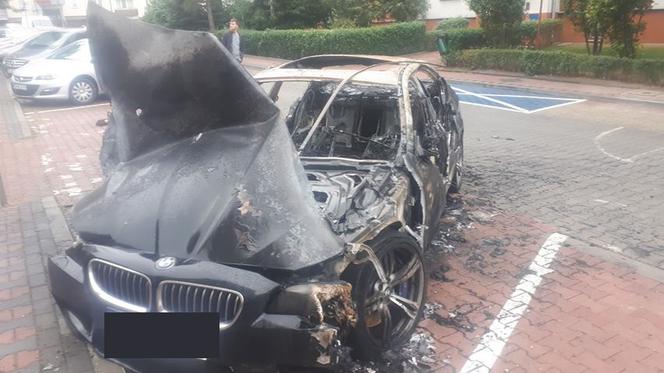 Na krakowskim Kurdwanowie spłonęło BMW