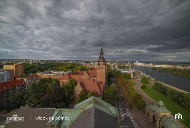 Taras widokowy na wieży Muzeum Narodowego w Szczecinie