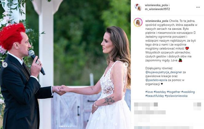 Ślub i wesele Michała Wiśniewskiego z Polą
