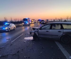 Zderzyło się sześć samochodów 