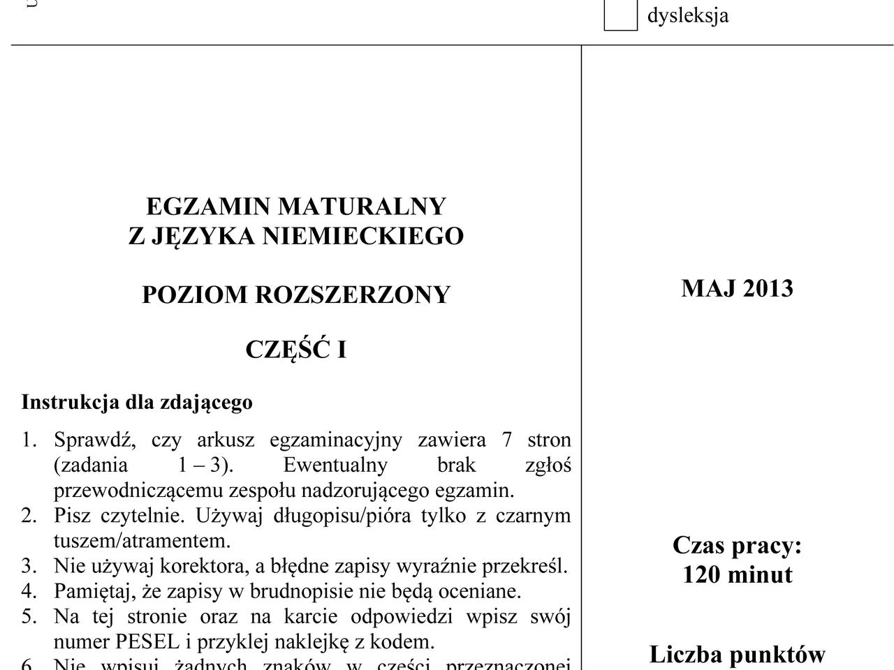 Niemiecki rozszerzony 1