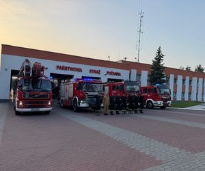 Hołd małopolskich strażaków dla zmarłego kolegi