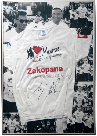 Koszulka sportowa Andrzeja Dudy