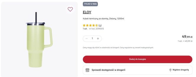 Kubki termiczne to HIT sezonu. Rossmann ma własne!